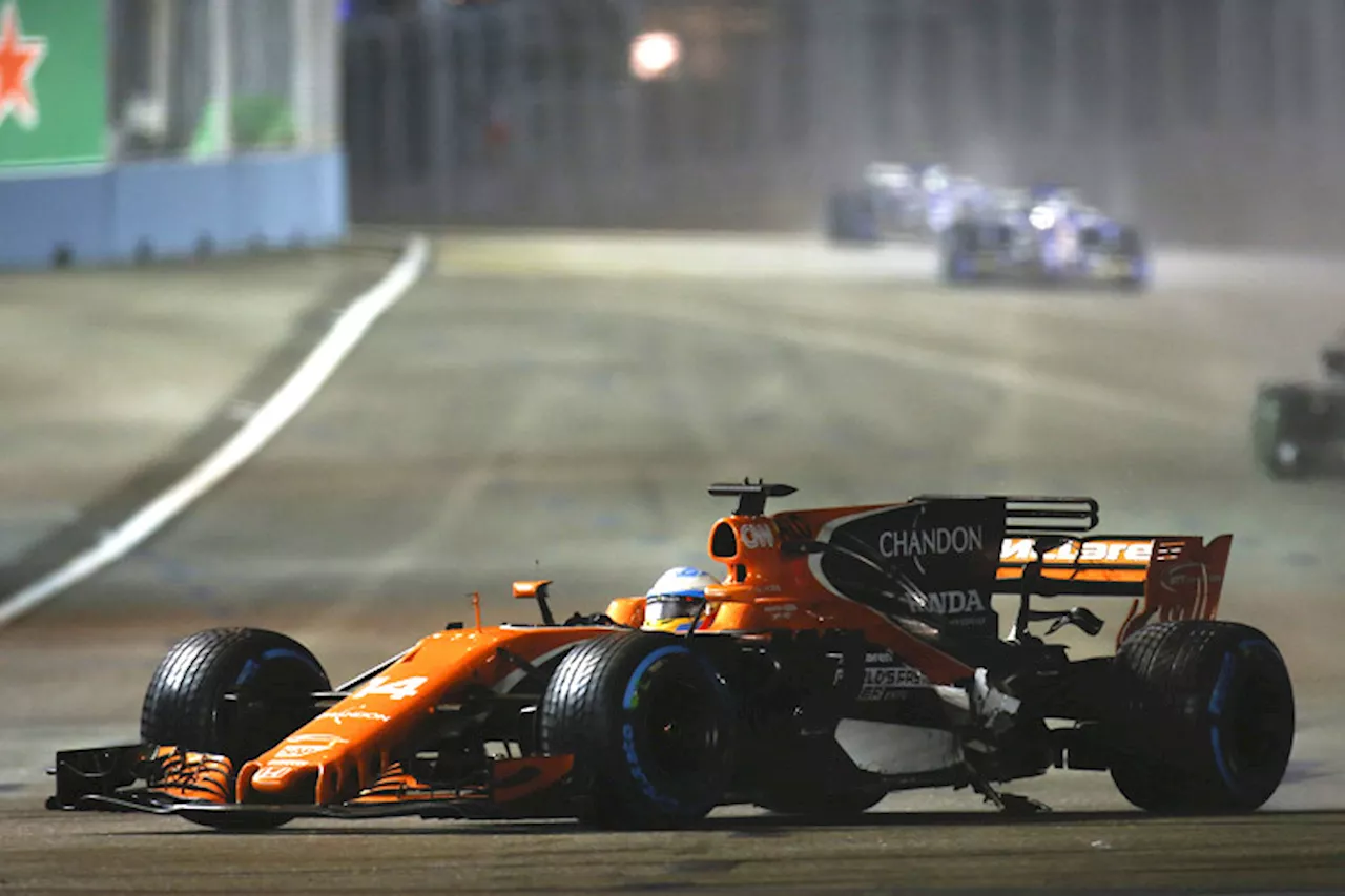 Fernando Alonso zu Singapur: Podestplatz versaut