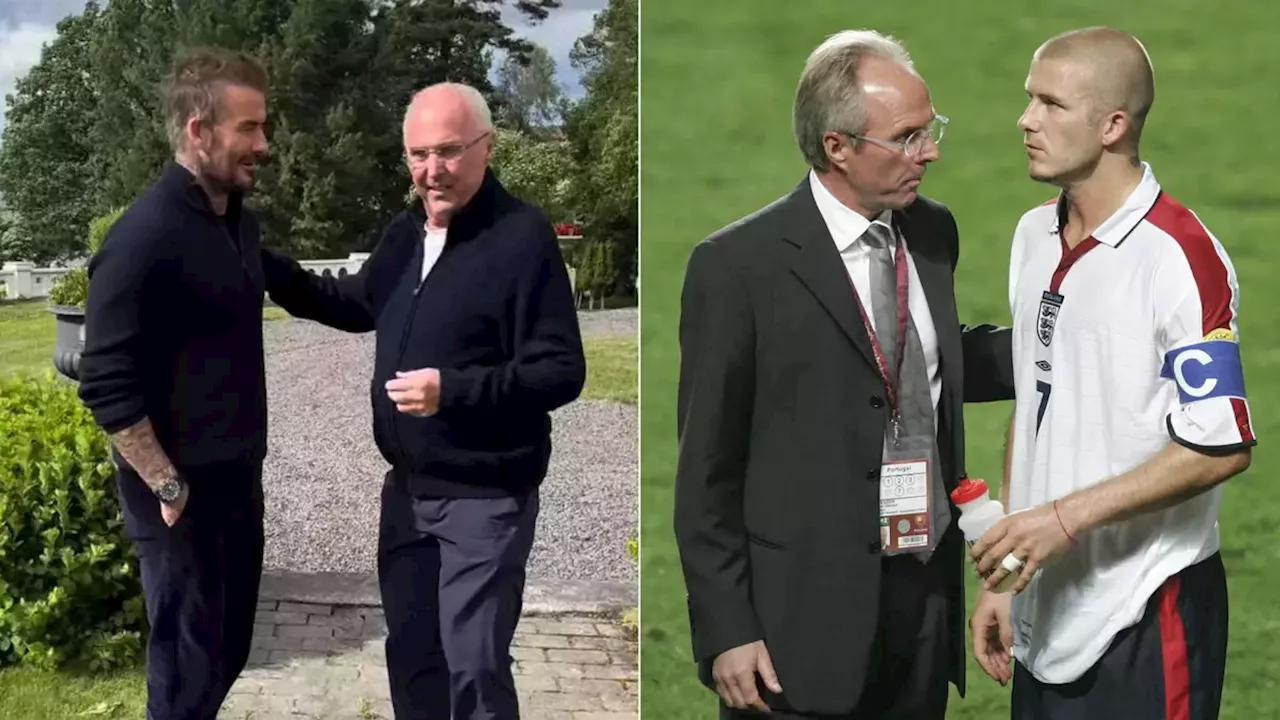 David Beckham reveals Sven-Goran Eriksson's last words to him in emotional tribute