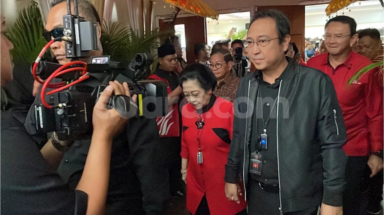 Megawati Segera Umumkan Bakal Cakada Tahap Ketiga, Anies Tak Terlihat di Tempat Acara