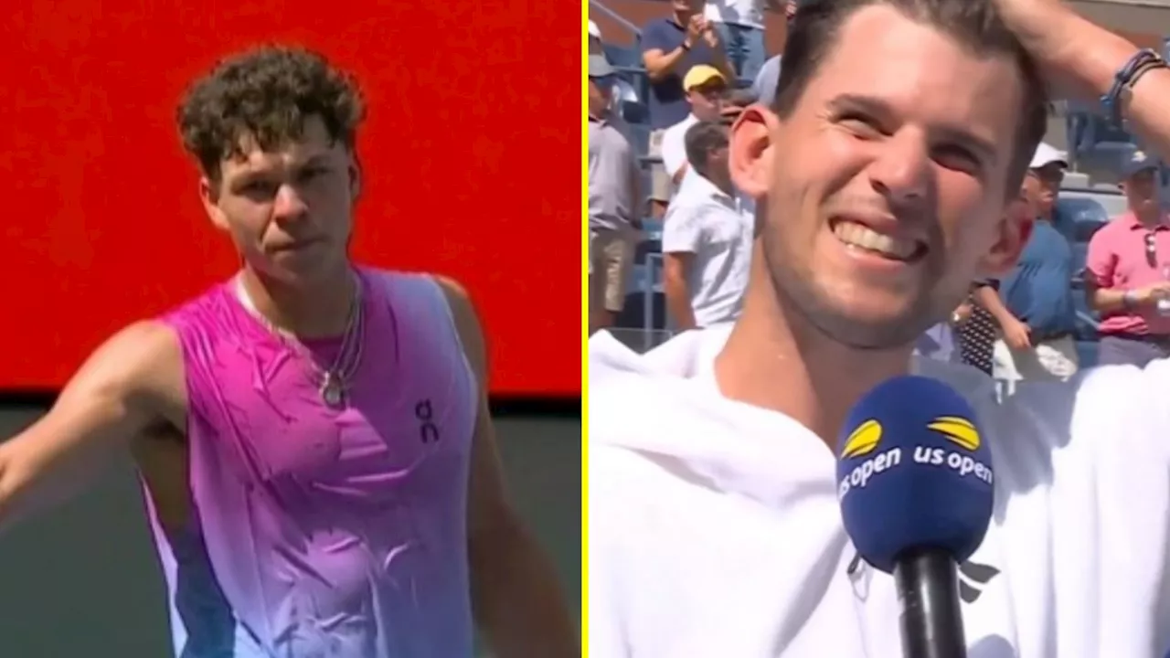 Ben Shelton displays ultimate show of respect to a retiring Dominic Thiem after emotional final Grand Slam...