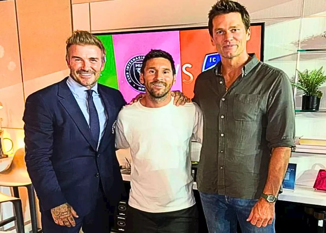 Beckham, Brady, and Messi share spotlight at Inter Miami victory