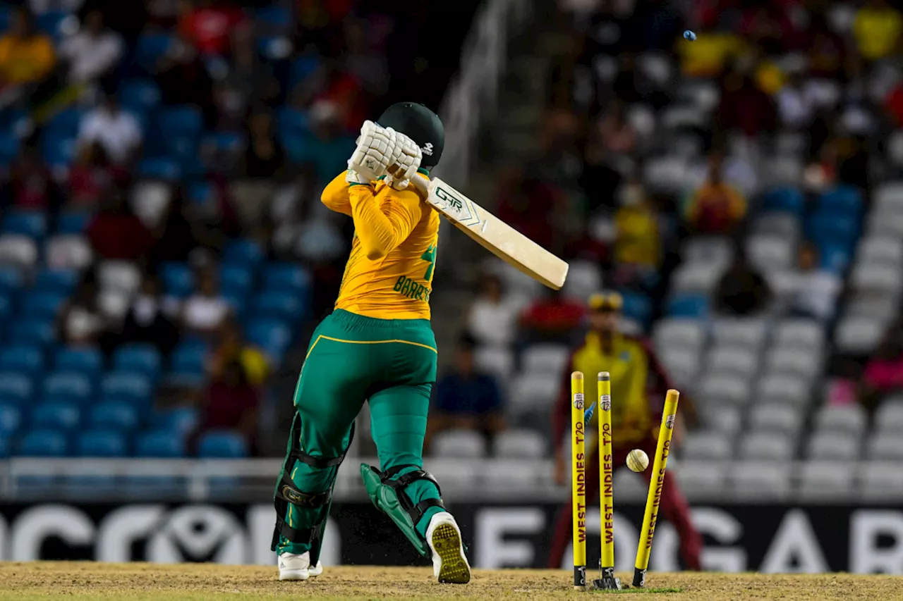 Proteas collapse in spectacular fashion to lose West Indies T20 series