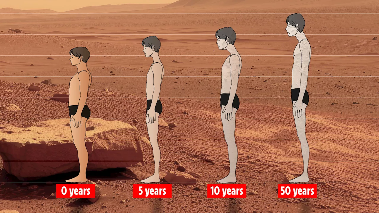 Incredible way living on Mars will change human body forever from stretched limbs to puffy faces...