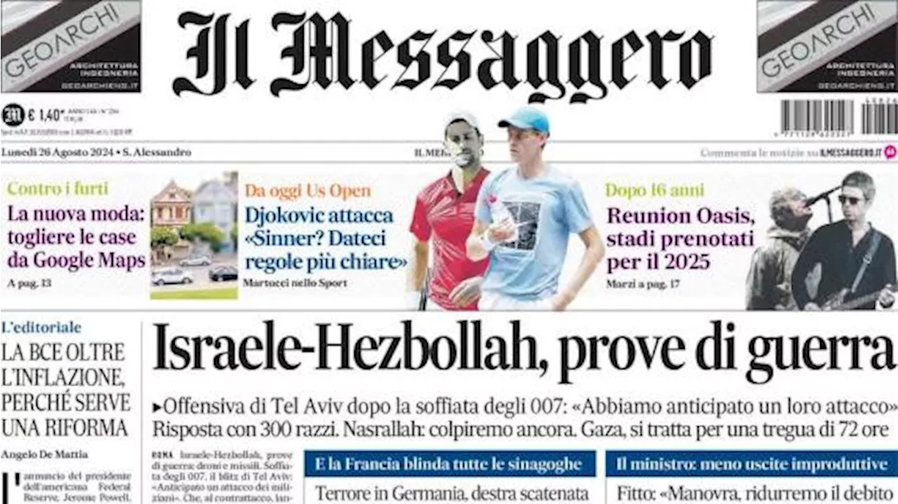 Il Messaggero in prima pagina sulla Roma: 'La festa di Dybala resta al palo'