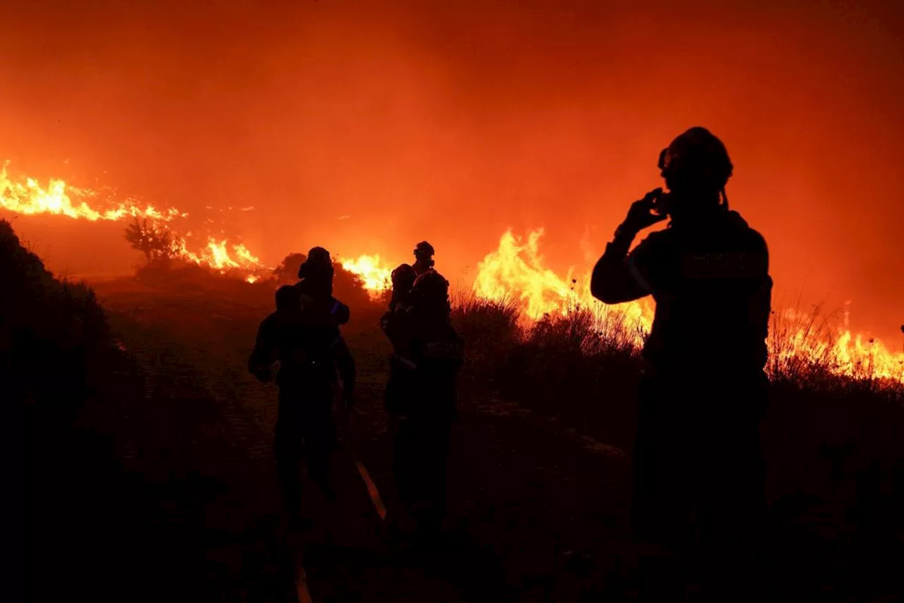 Greece Battles Wildfires as Strong Winds Blow Across Aegean