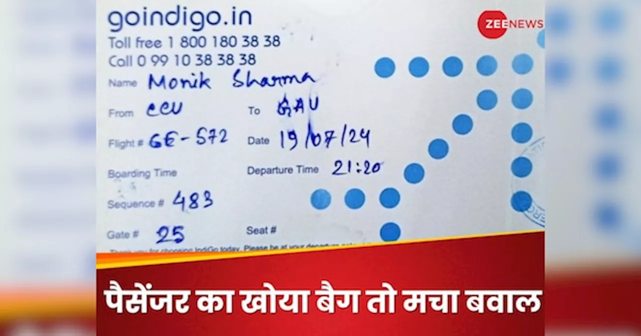 फ्लाइट में पैसेंजर का खोया 45000 का बैग, Indigo कंपनी बोल रही- 2500 रुपये ले लो, मामला सुलटाओ...