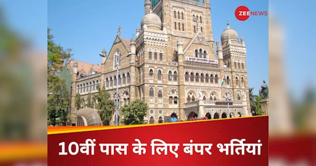 BMC Jobs: मुंबई नगरपालिका में निकली बंपर भर्तियां, 10वीं पास करें अप्लाई, 81,000 तक मिलेगी सैलरी