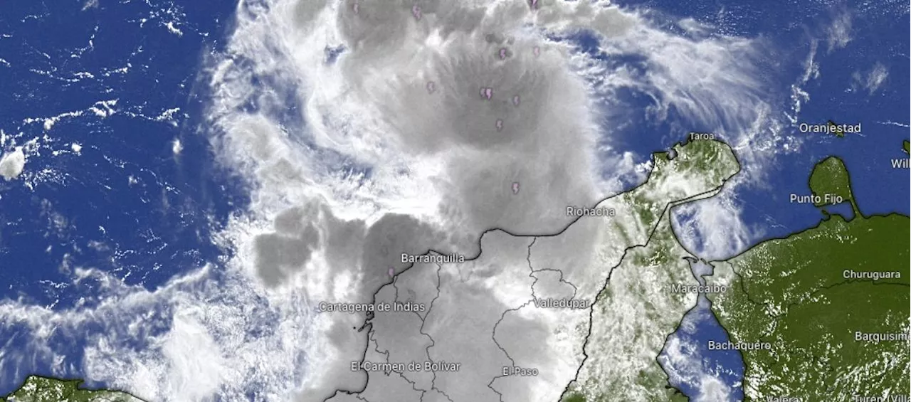 Lunes pasado con lluvias en casi toda la región Caribe se debe a una vaguada