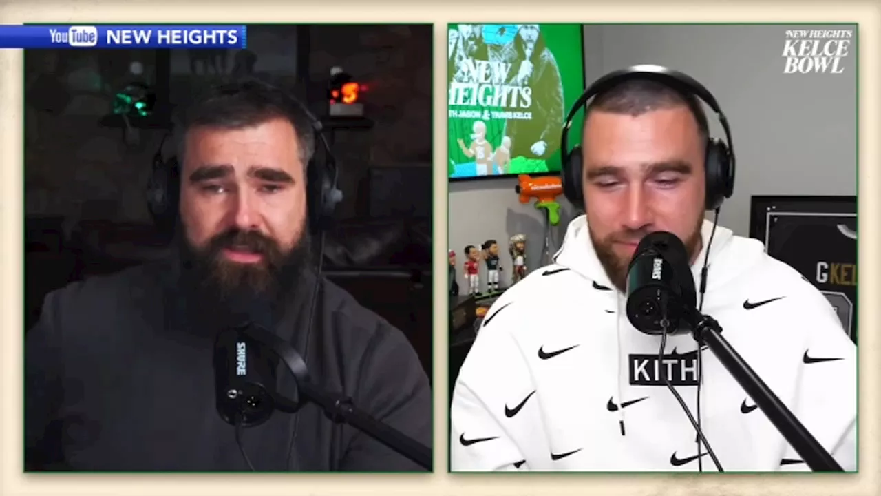 Jason Kelce, Travis Kelce reportedly sign $100M+ podcast deal with Wondery