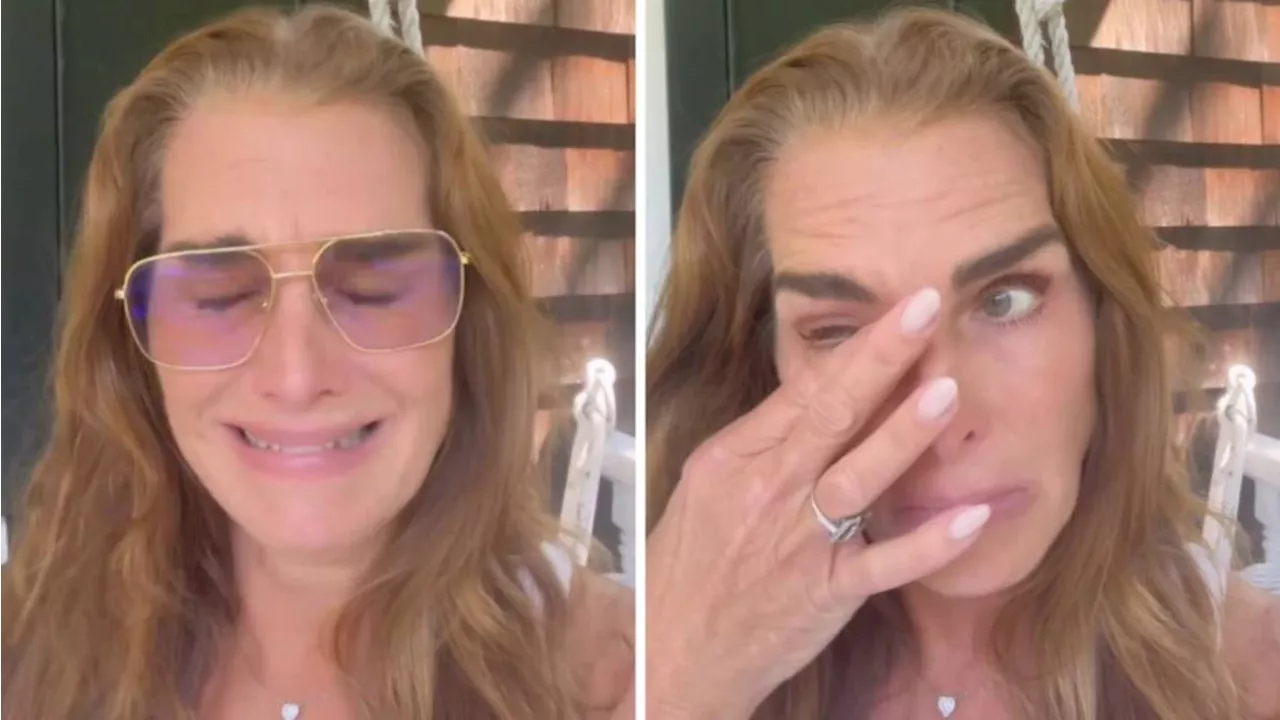 Brooke Shields breaks down in emotional video: ‘Really hard’