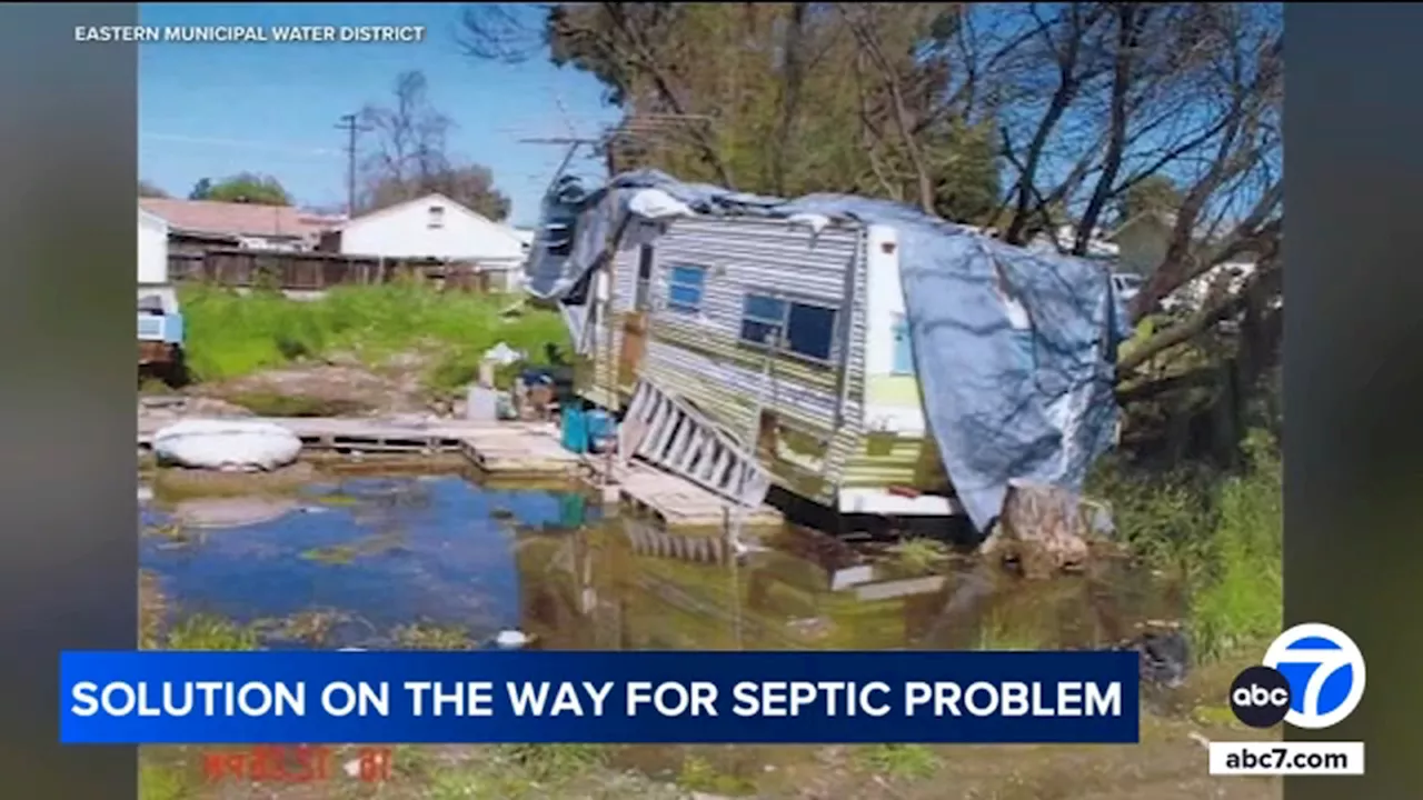 Homeowners in Riverside County community will see failing septic systems converted to sewer