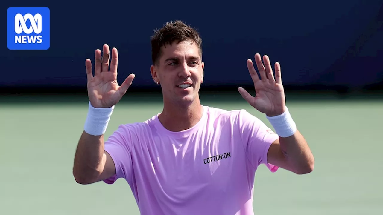 Thanasi Kokkinakis shocks Stefanos Tsitsipas with US Open victory on bumper day for Australian tennis stars