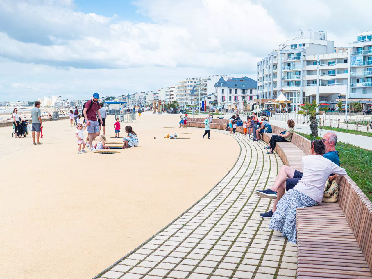 Cette commune balnéaire de Loire-Atlantique enregistre plus d’un million de visiteurs cet été