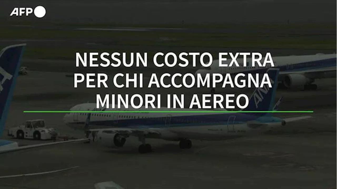 Nessun costo extra per chi vola in aereo con minori o disabili