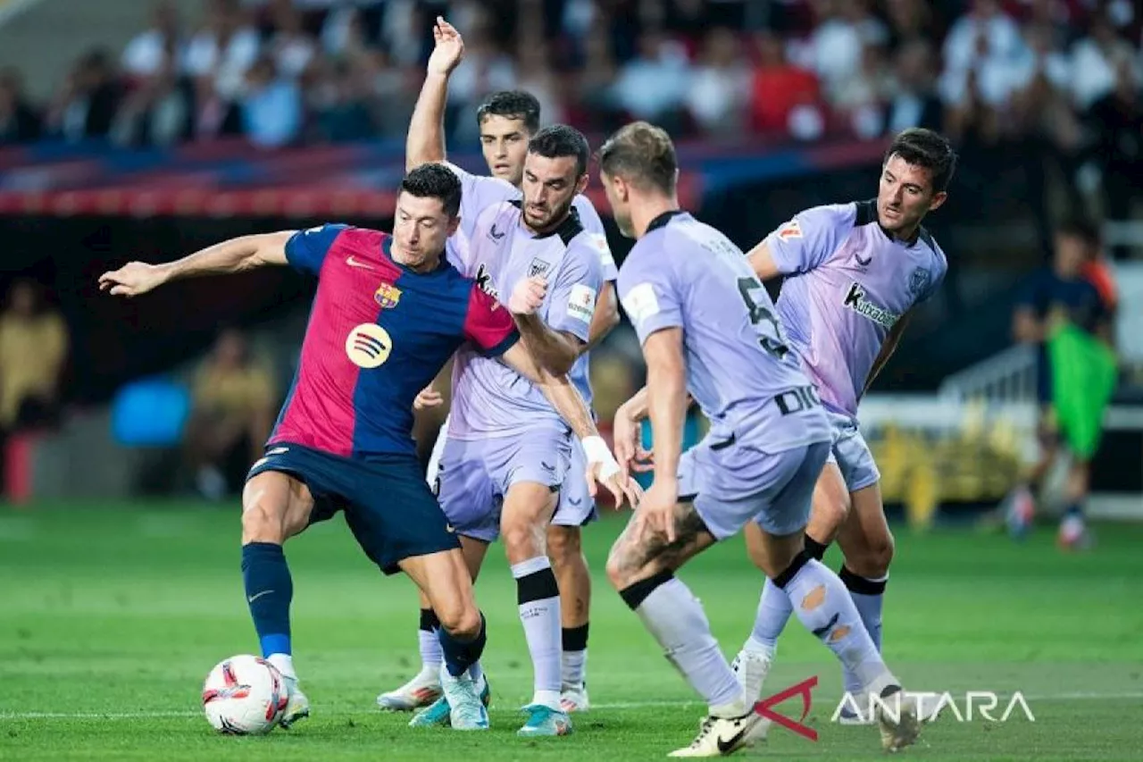 Gol perdana Dani Olmo bawa Barcelona menang 2-1 atas Rayo Vallecano