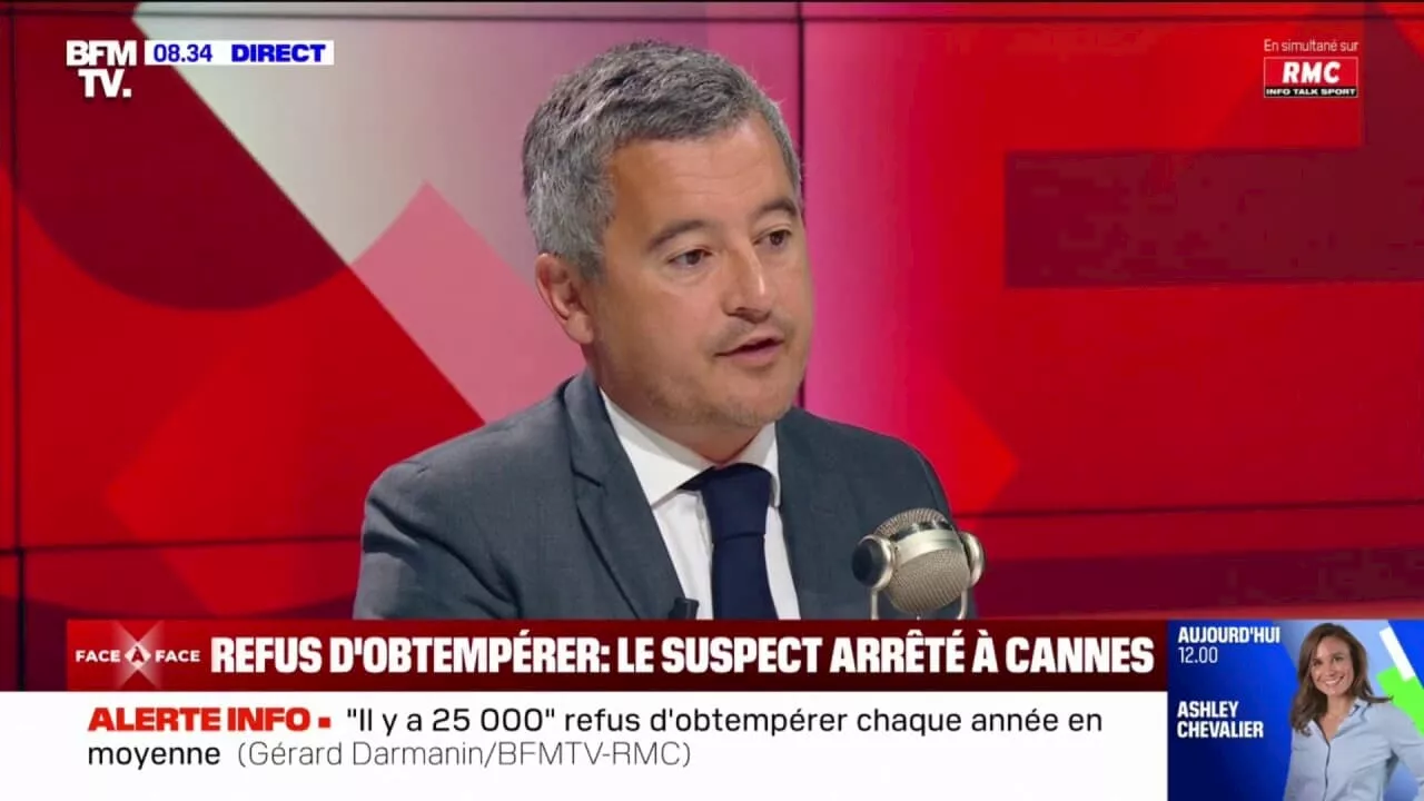 Gérald Darmanin: 'Quand un policier vous dit de vous arrêter, vous devez vous arrêter'