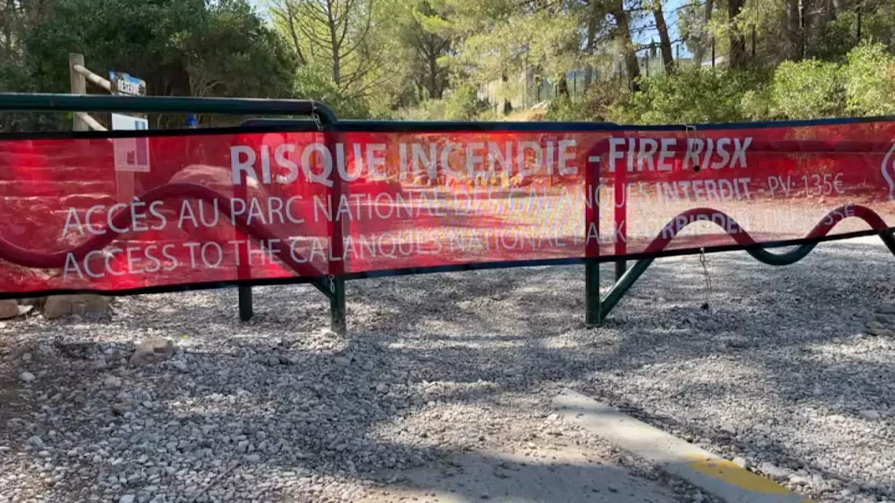 Risque d'incendie: la surprise des visiteurs face à la fermeture des calanques de Marseille