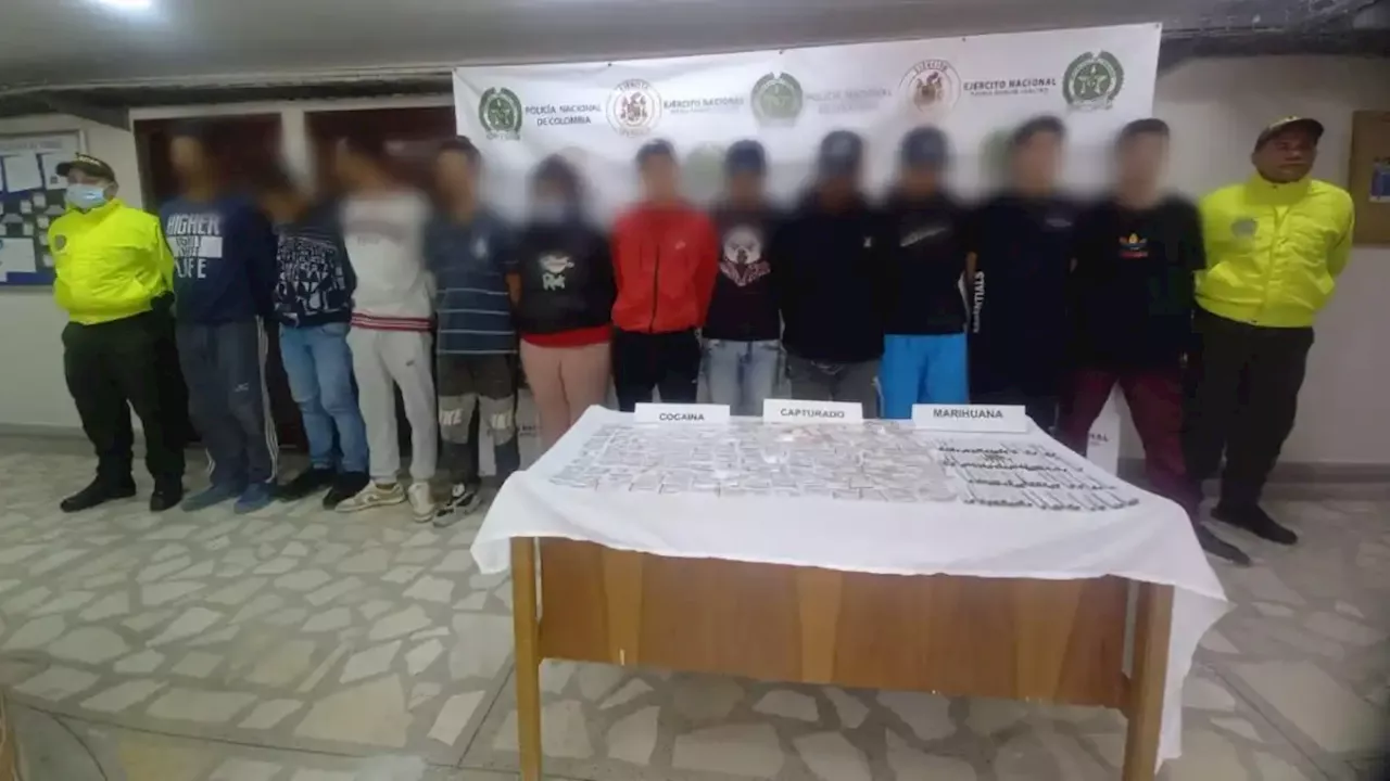 Con ayuda de drones desarticularon banda dedicada al microtráfico en Itagüí