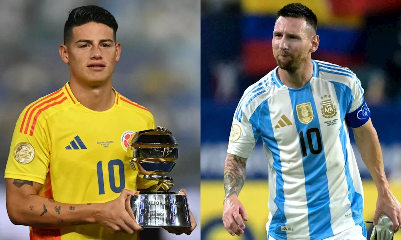 James estuvo en mejor nivel que Messi en Copa América: presidente del Rayo Vallecano