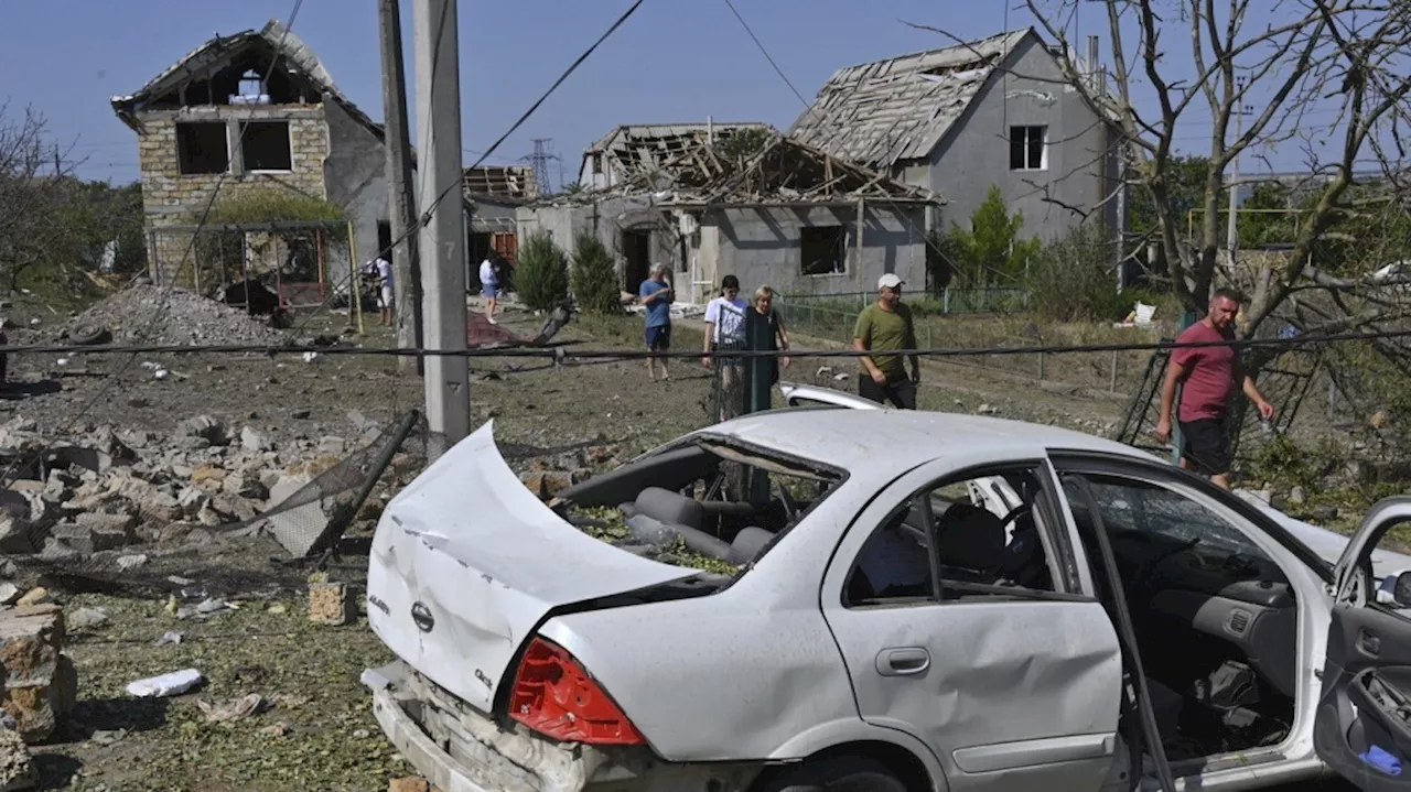 Russian missiles and drones kill 5 across Ukraine, as F-16 fighters down some of them