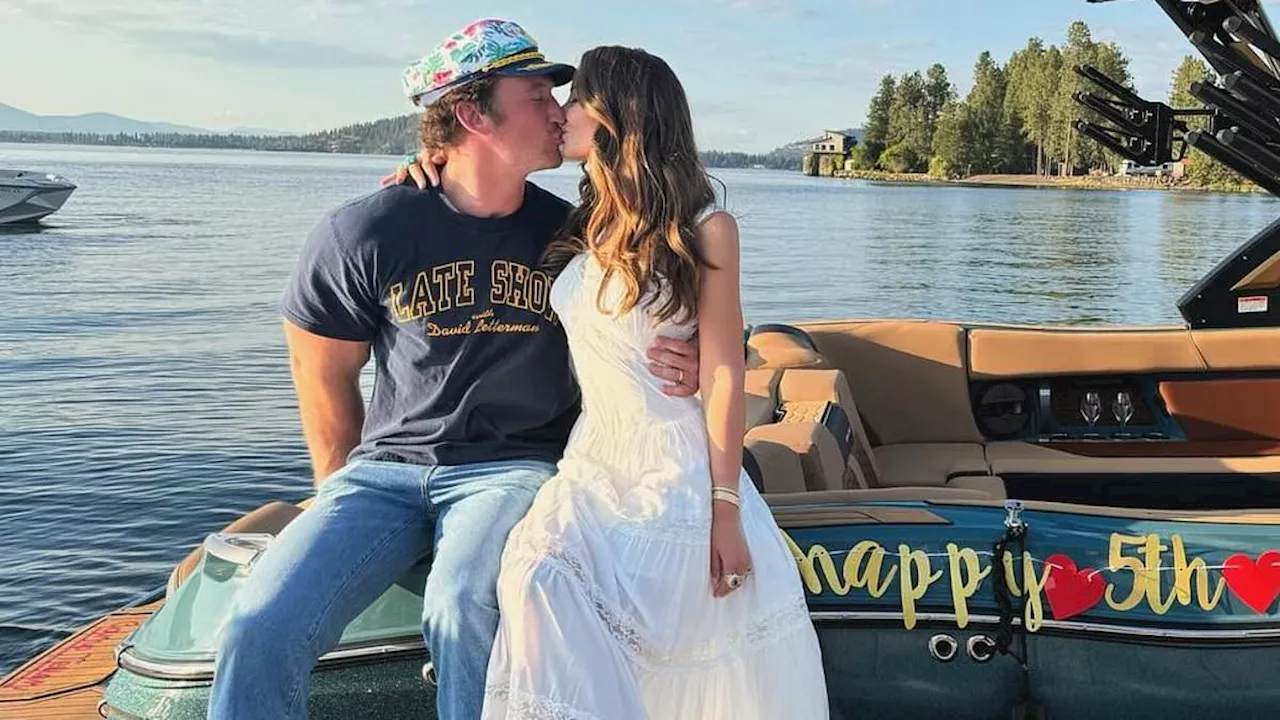 Miles Teller gets surprise proposal and 'dream' gift from wife Keleigh