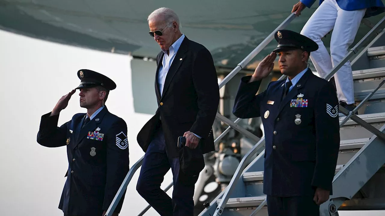 White House reveals who's running country with Joe Biden, 81, on second week of vacation