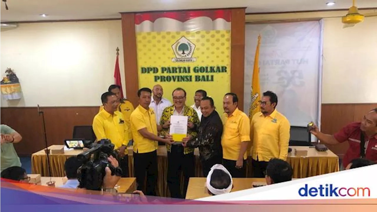 Mulyadi-Sengap Dapat Rekomendasi Partai Golkar untuk Pilbup Tabanan 2024