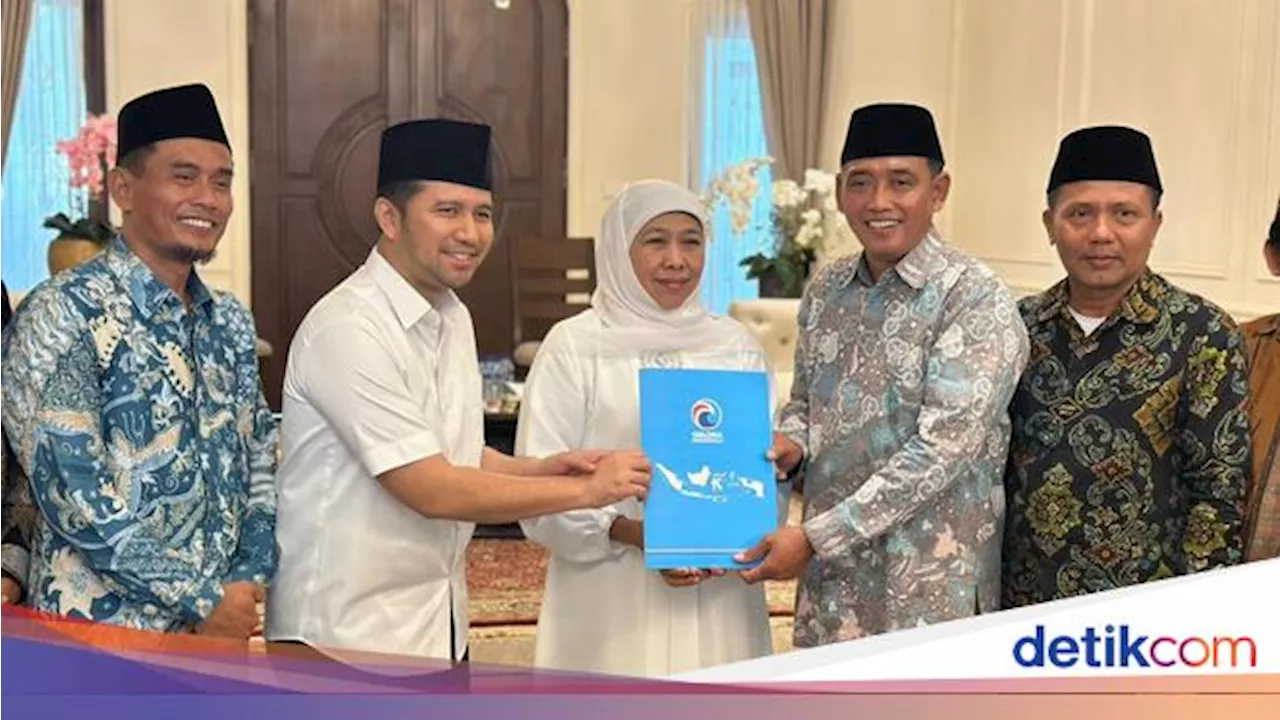 Partai Gelora Resmi Dukung Khofifah-Emil di Pilgub Jatim 2024