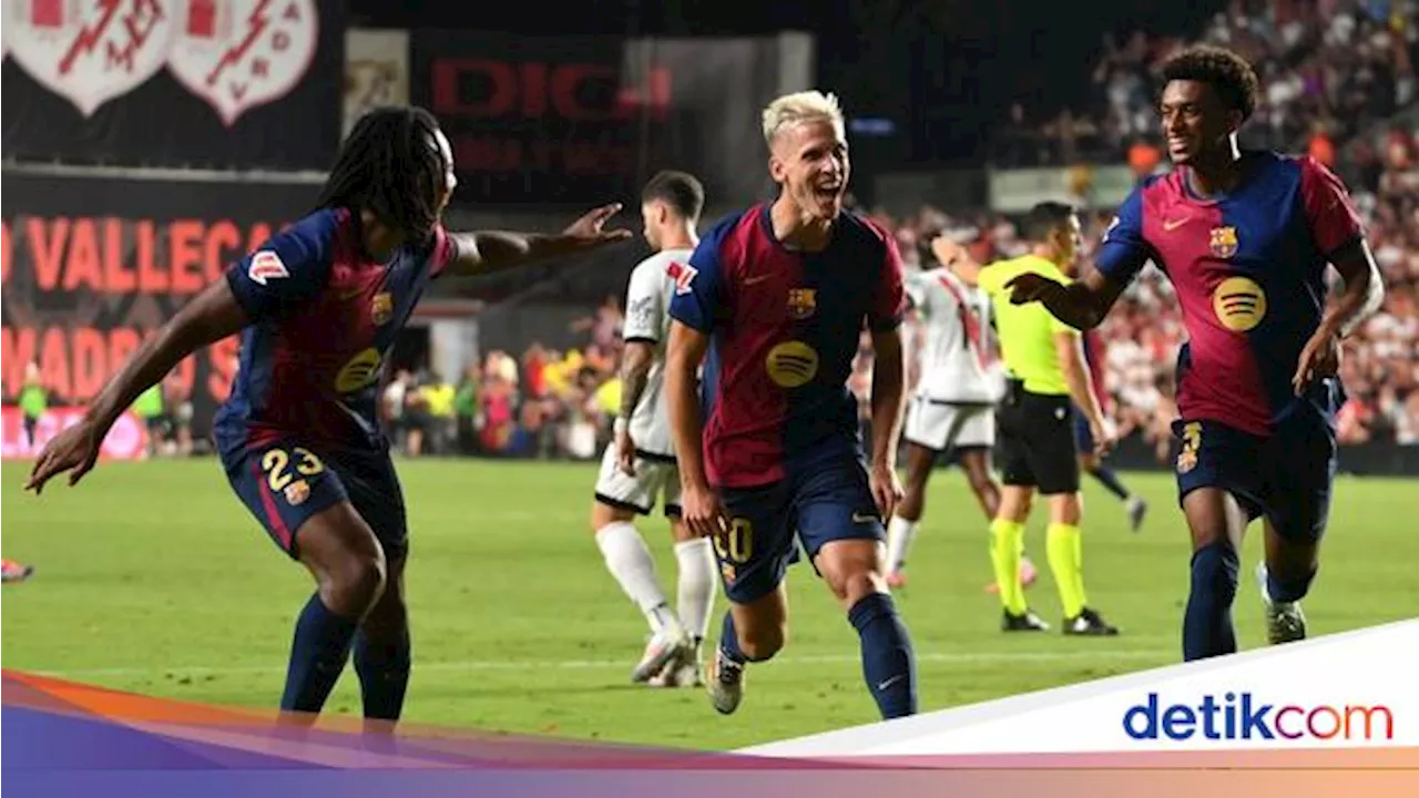 Rayo Vallecano Vs Barcelona: Gol Debut Olmo Bawa El Barca Menang 2-1