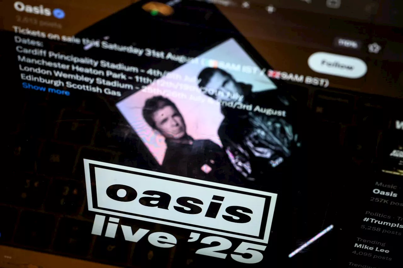 Oasis Live 2025 Reunion Tour Tickets—Scam Warning Issued