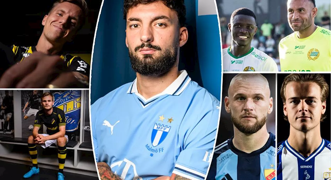 LISTA: Alla klara sommarövergångar i allsvenskan