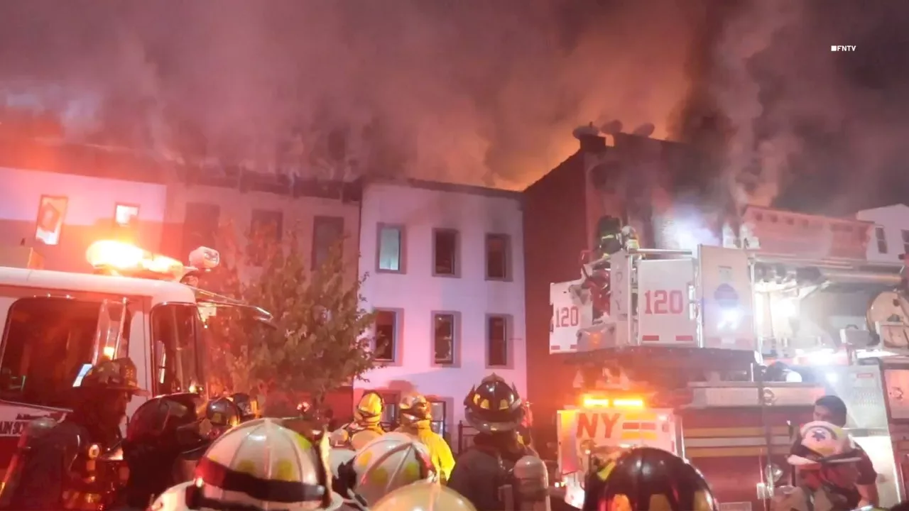 9 injured, dozens displaced after Brooklyn fire rips through homes: FDNY