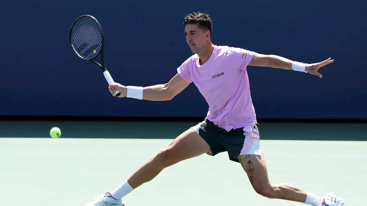 Kokkinakis rises at US Open with monster upset of Tsitsipas in bright opening for Aussie men