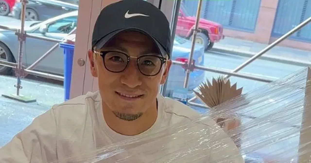 Celtic star spotted at Glasgow bakery with Hoops strip inspired cake for son