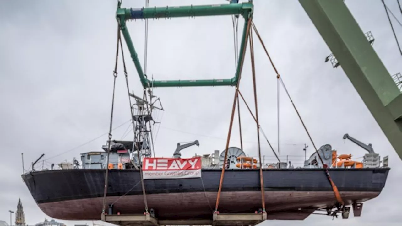 Mijnenveger uit 1958 die aan Kattendijkdok ligt definitief beschermd als monument