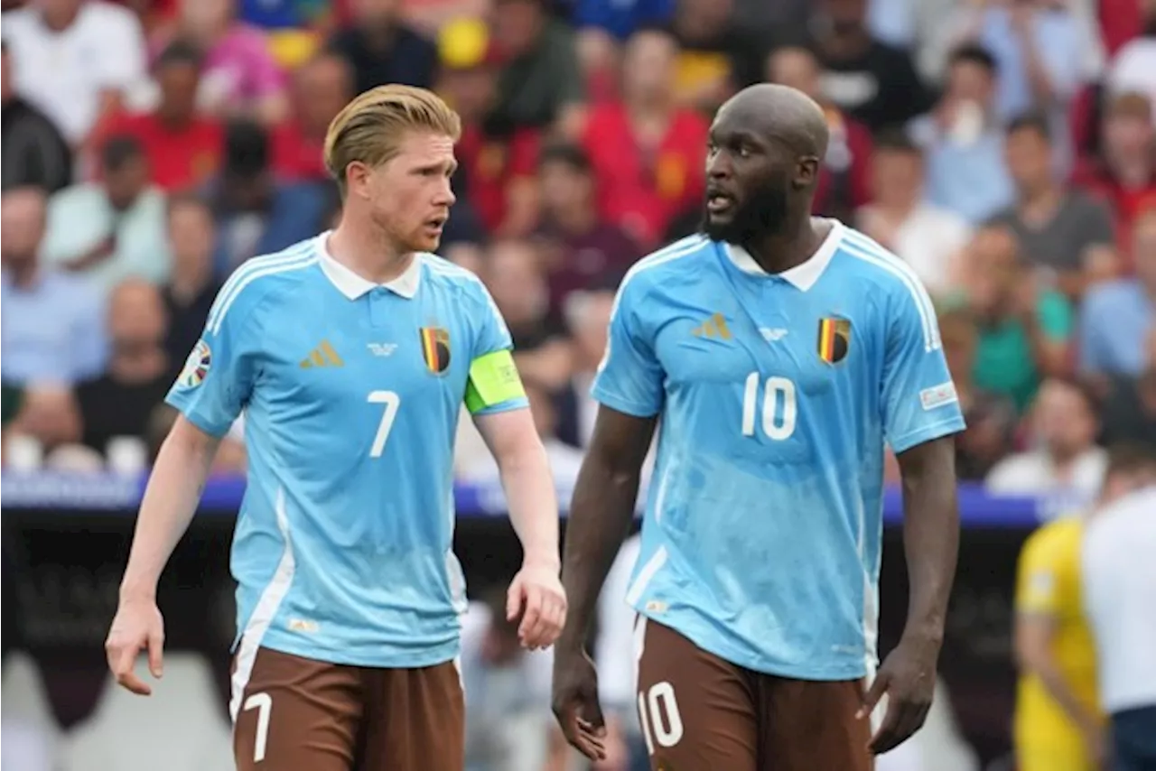 Zijn ze fit genoeg? Kevin De Bruyne en Romelu Lukaku overleggen met bondscoach Tedesco over nationale selectie