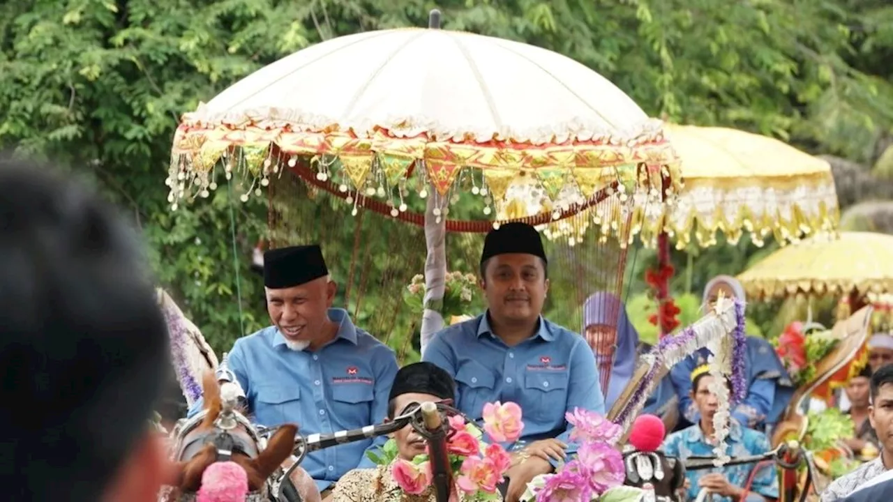 Bakal Paslon Gubernur Mahyeldi-Vasco Mendaftar ke KPU Sumbar