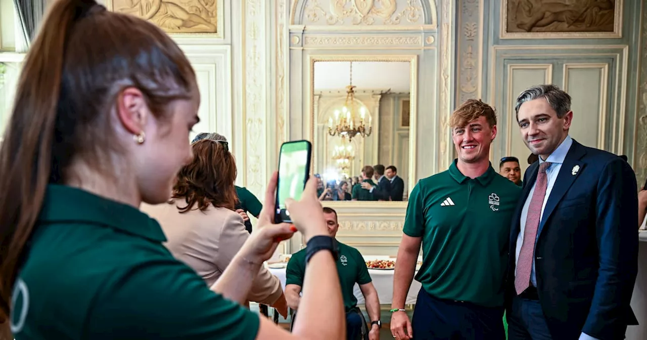 ‘Anything is possible’ as Paralympics team honoured at Irish Embassy in Paris ahead of games