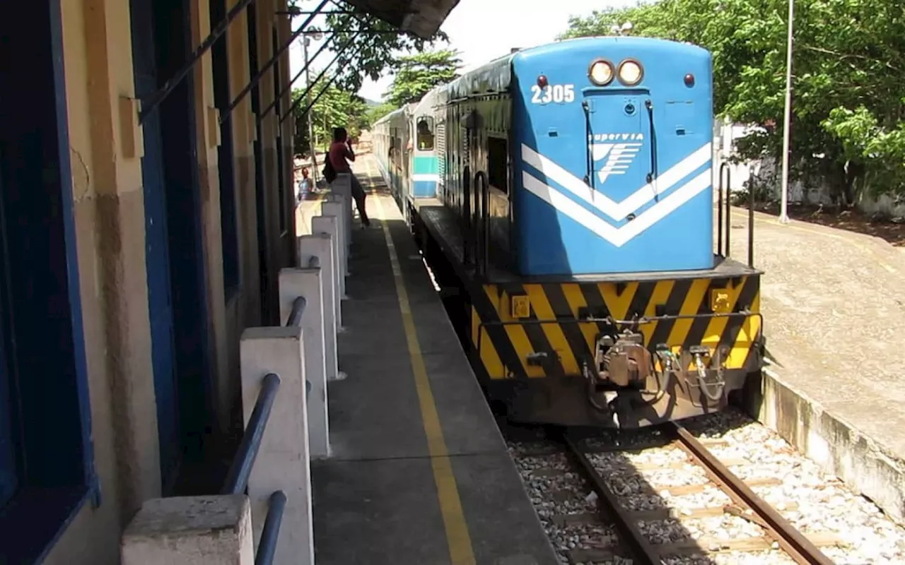 Circulação de trem em Guapimirim está suspensa desde sábado