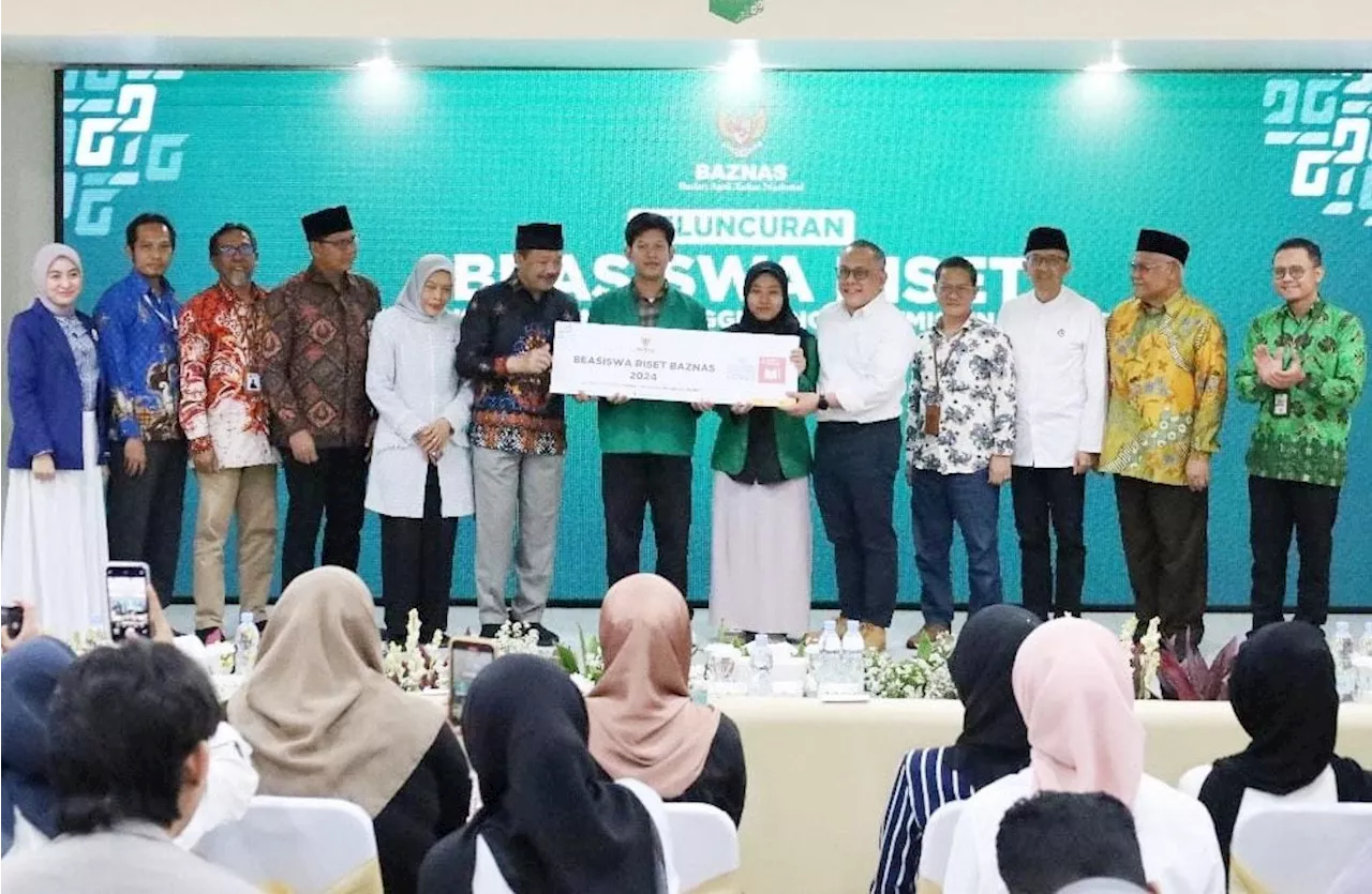 BAZNAS Luncurkan Program Beasiswa Riset 2024, Ini Targetnya