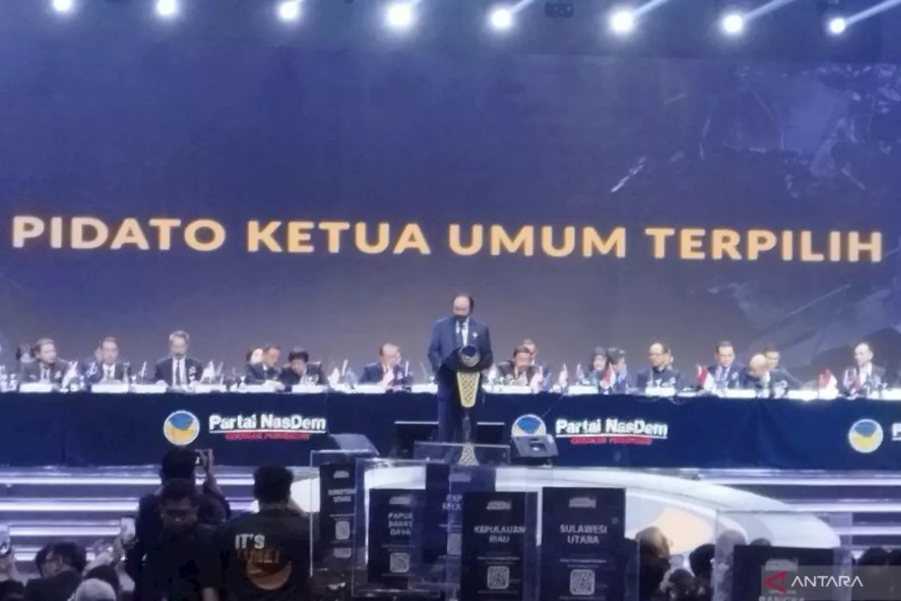 Surya Paloh Kembali Ditetapkan jadi Ketua Umum Partai NasDem