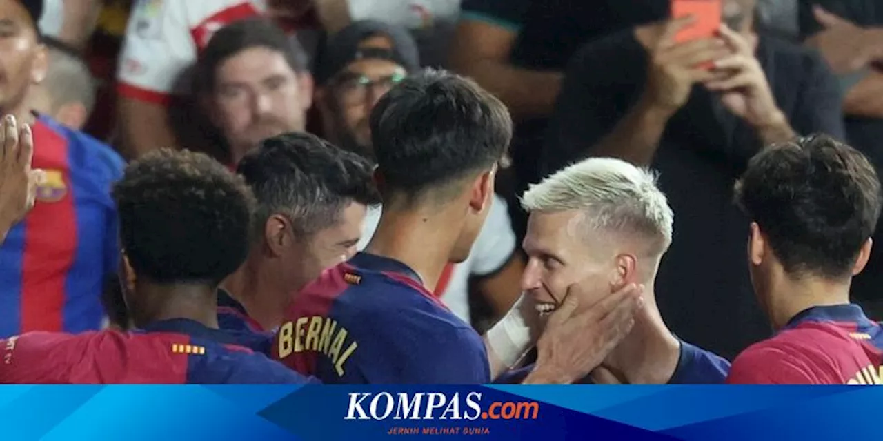 Hasil Rayo Vs Barcelona 1-2, Dani Olmo Pahlawan Kemenangan Barca