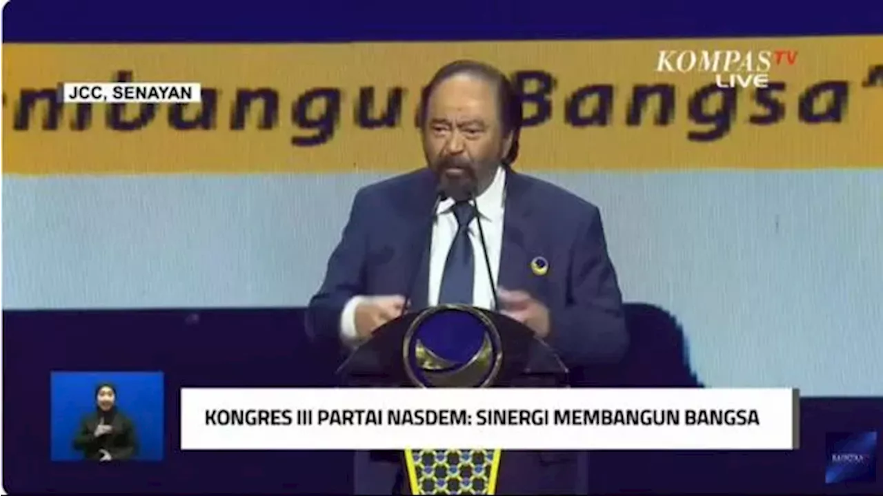 Surya Paloh di Hadapan Prabowo: Tidak Usah Terlalu Memikirkan NasDem ini Harus Dapat Kursi Berapa