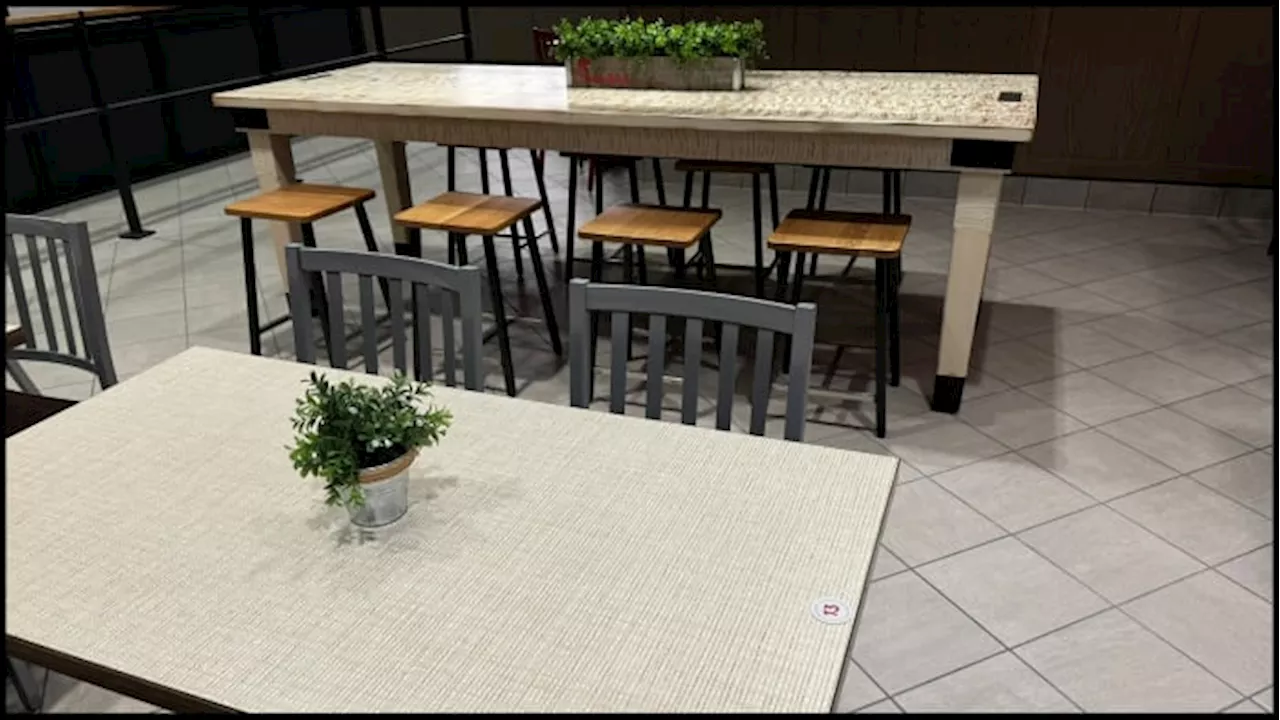 Saturday morning surprise! A tale of two Chick-fil-A tables