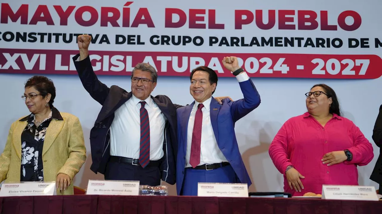 Ricardo Monreal es elegido coordinador de Morena en la Cámara de Diputados para siguiente legislatura