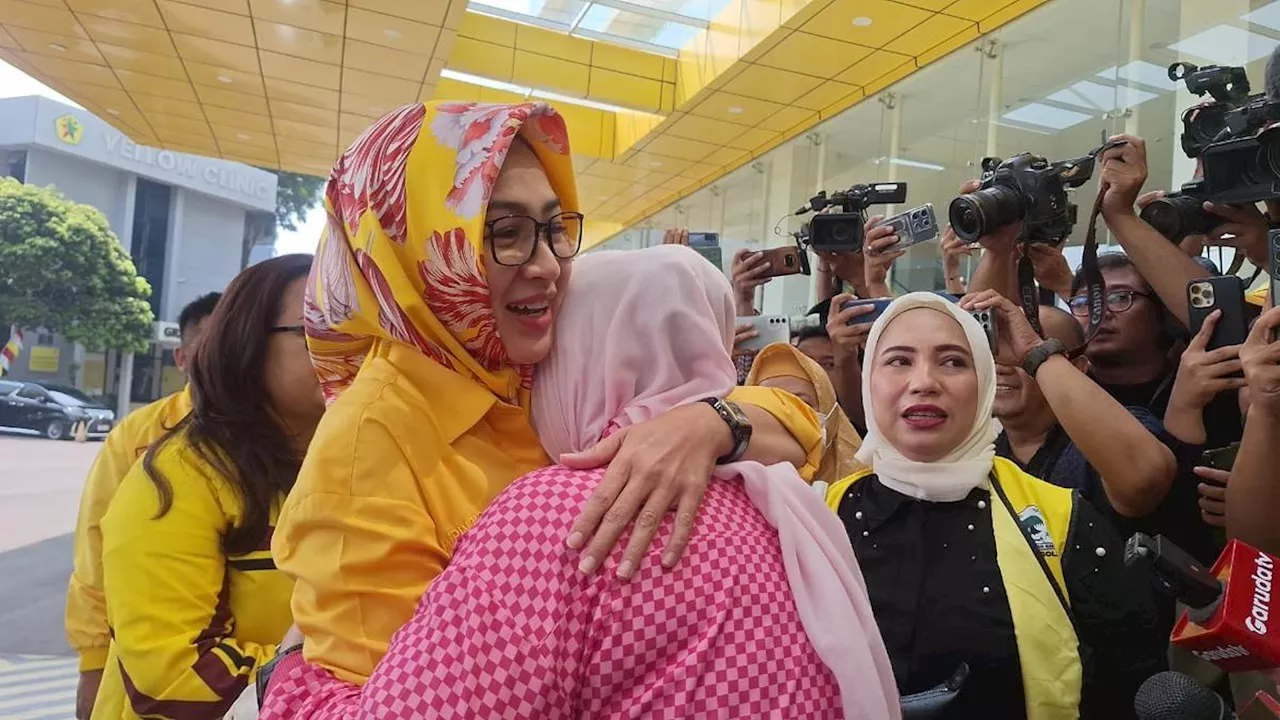 Airin Datangi Partai Golkar Didampingi Ade Sumardi Usai Diusung PDIP di Pilgub Banten