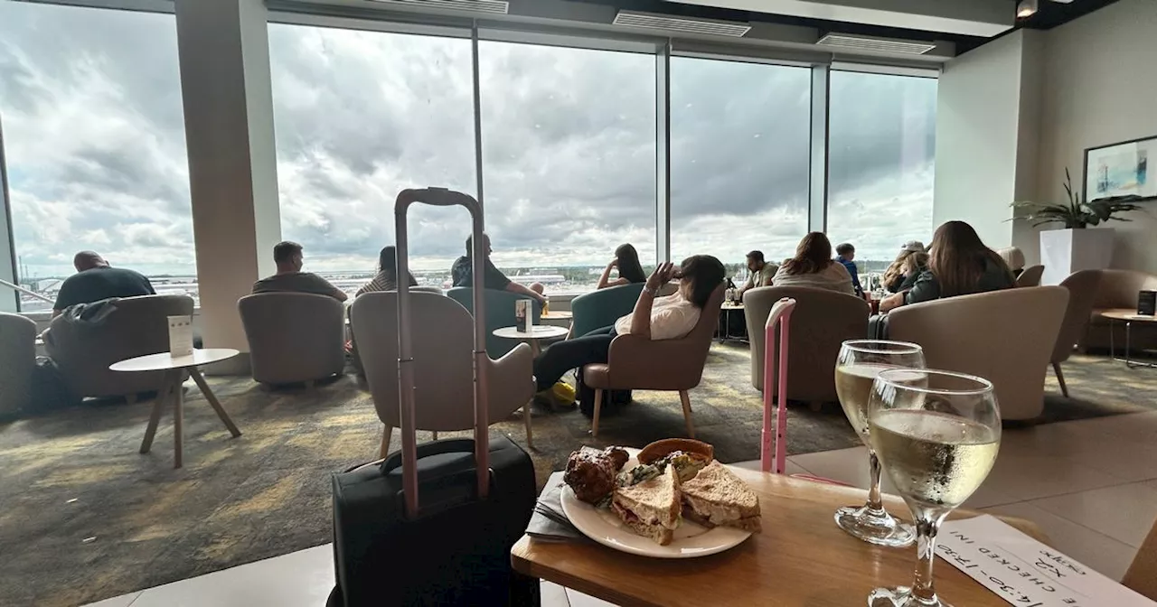 I paid £80 for Manchester Airport's Escape Lounge and the chairs were filthy