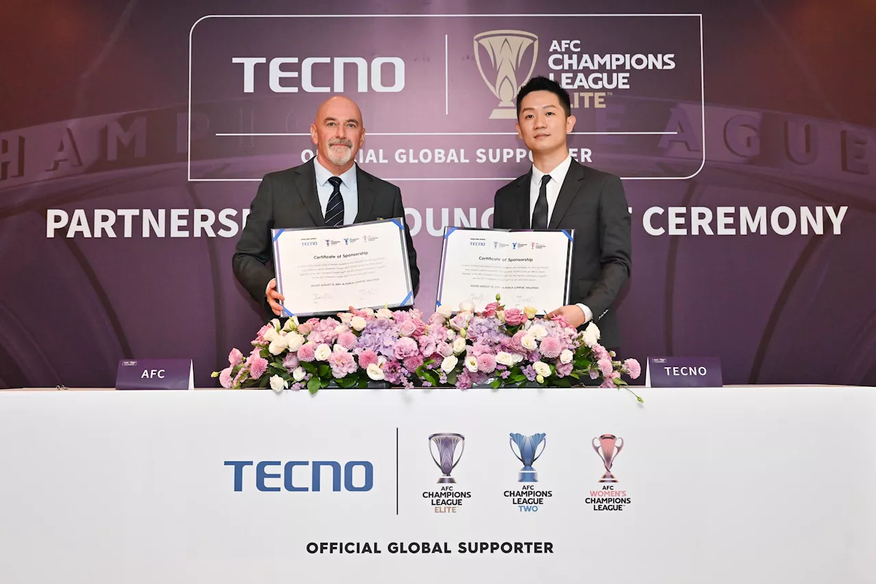 TECNO is the official global supporter of the Asian Football Confederation’s Club competitions