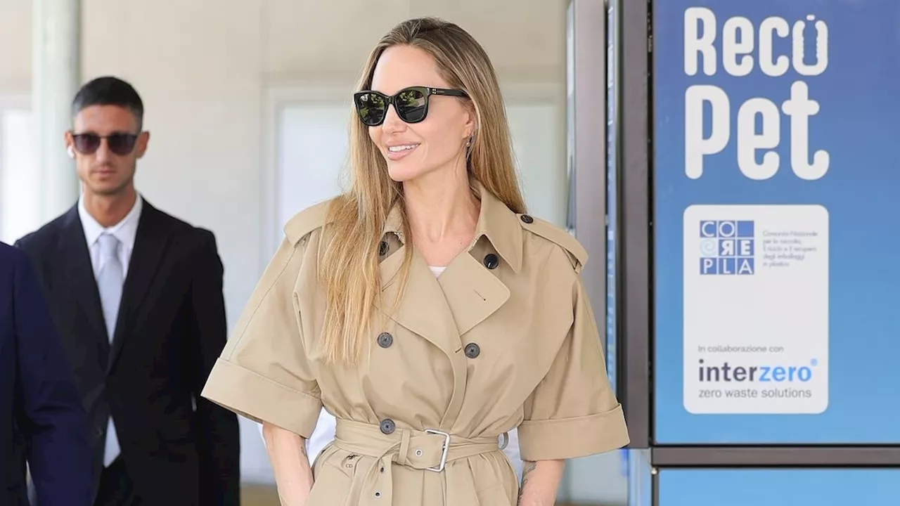 Angelina Jolie's Expensive-Looking Trench Coat Is the Key to Dressing Rich