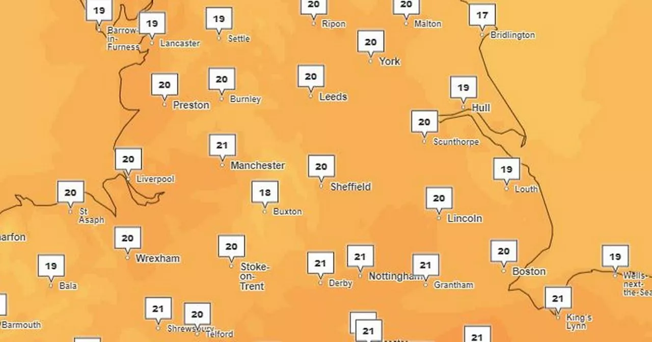 Full weather forecast for Greater Manchester as rain to make way for 24C sun